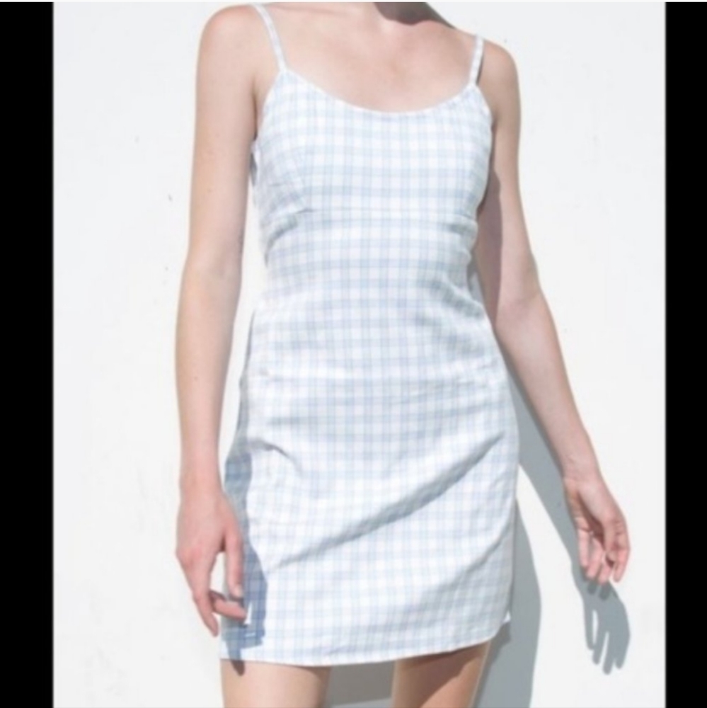Brandy Melville Colleen plaid dress🤍